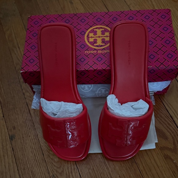 Tory Burch Shoes - Tory Burch Red Elenor -New with box- Size 8